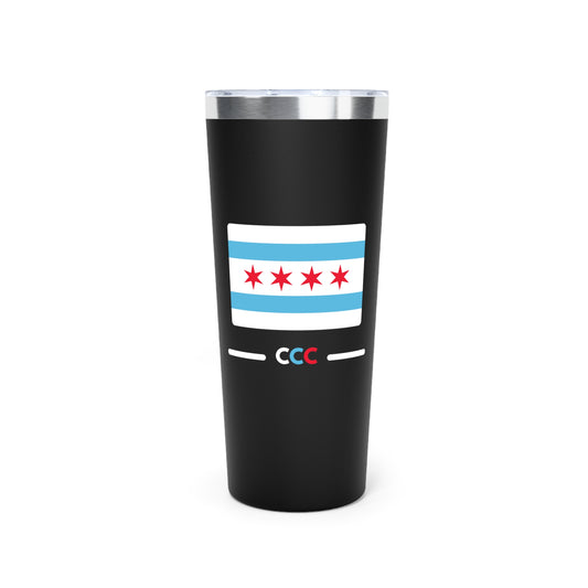 CCC Flag Logo Copper Vacuum Insulated Tumbler, 22oz