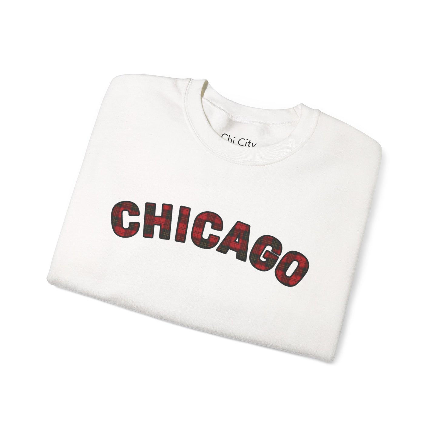 Plaid Chicago Sweatshirt - Unisex