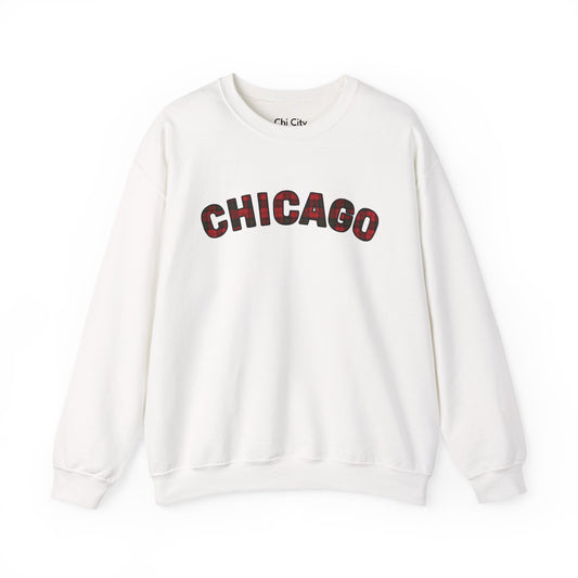 Plaid Chicago Sweatshirt - Unisex