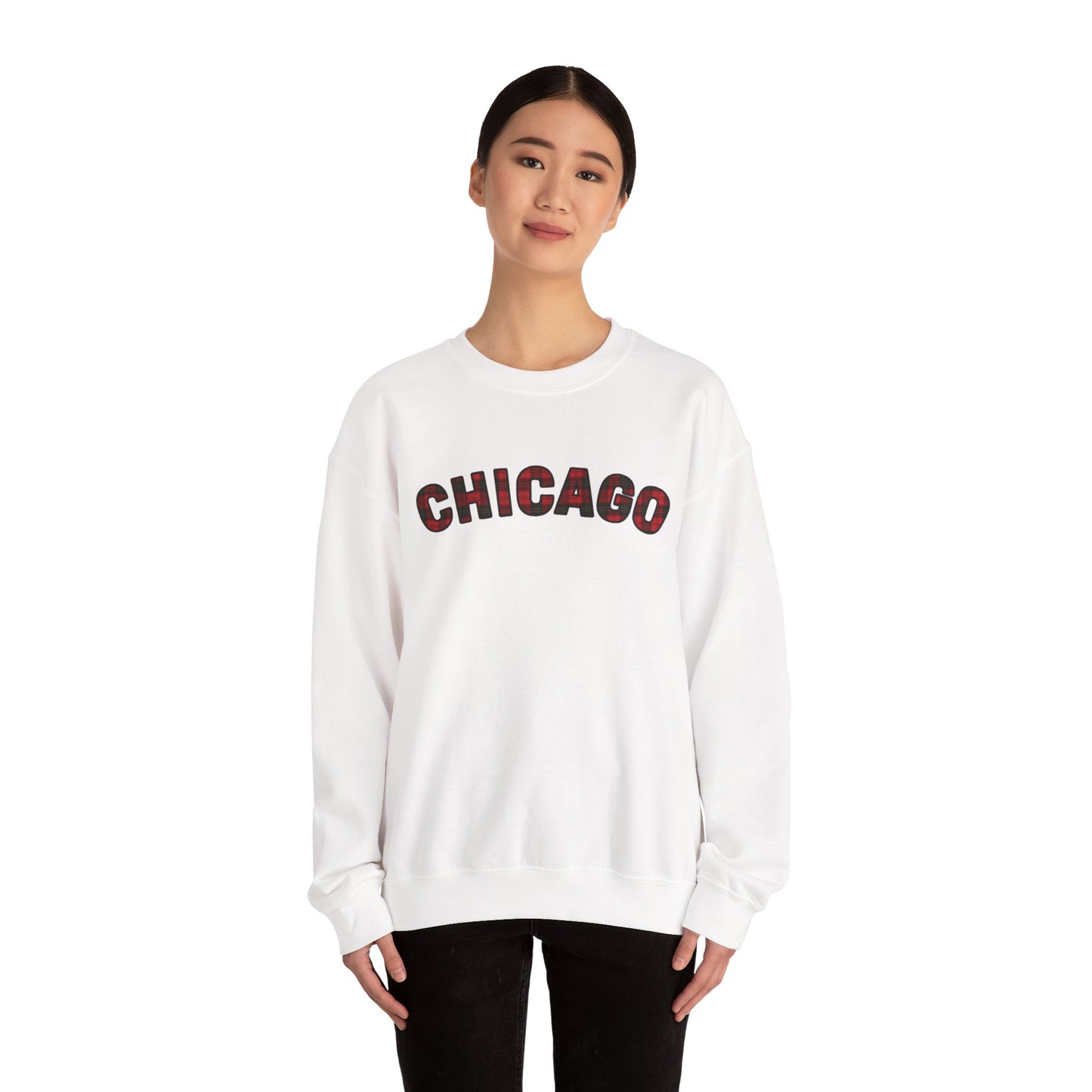 Plaid Chicago Sweatshirt - Unisex