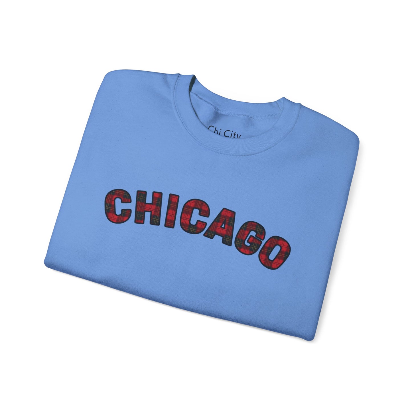 Plaid Chicago Sweatshirt - Unisex