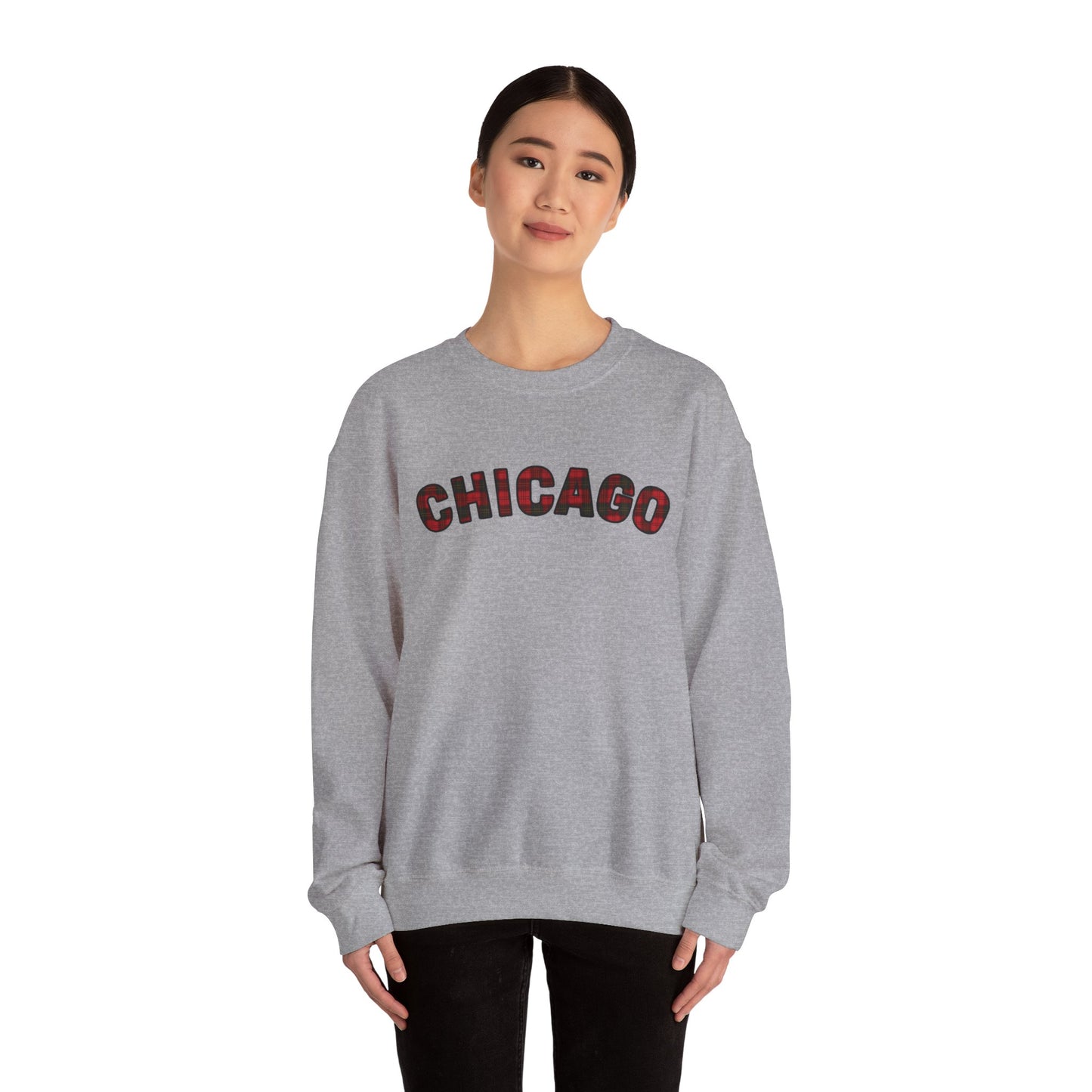 Plaid Chicago Sweatshirt - Unisex