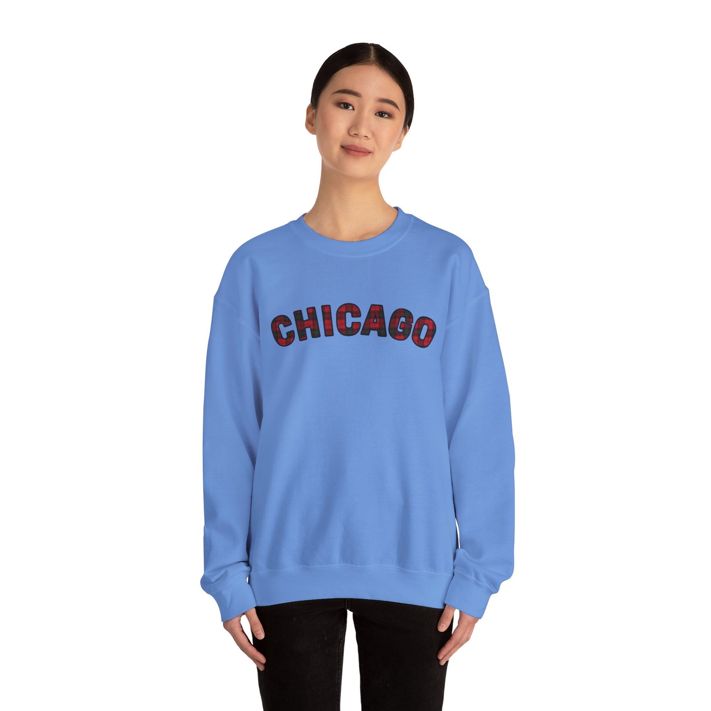 Plaid Chicago Sweatshirt - Unisex