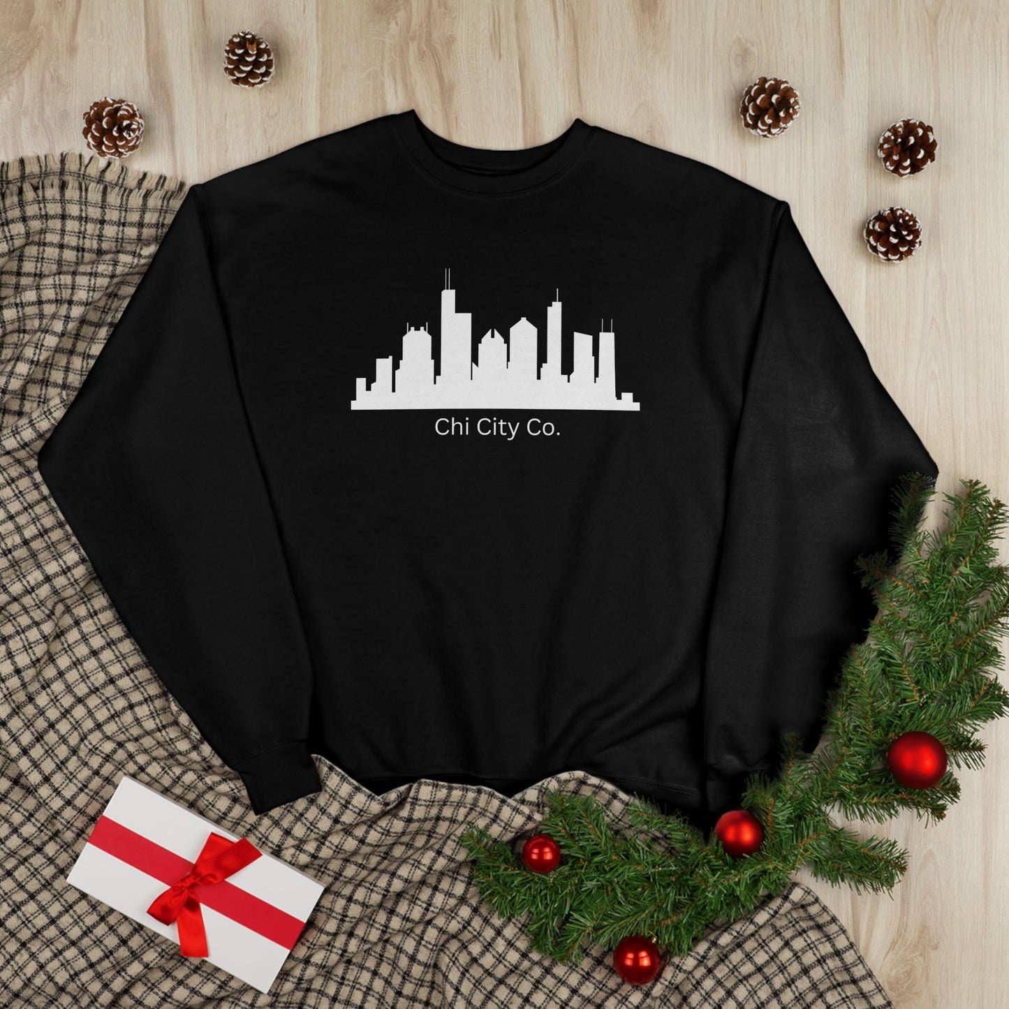 Chicago Skyline Crewneck Sweatshirt - Unisex