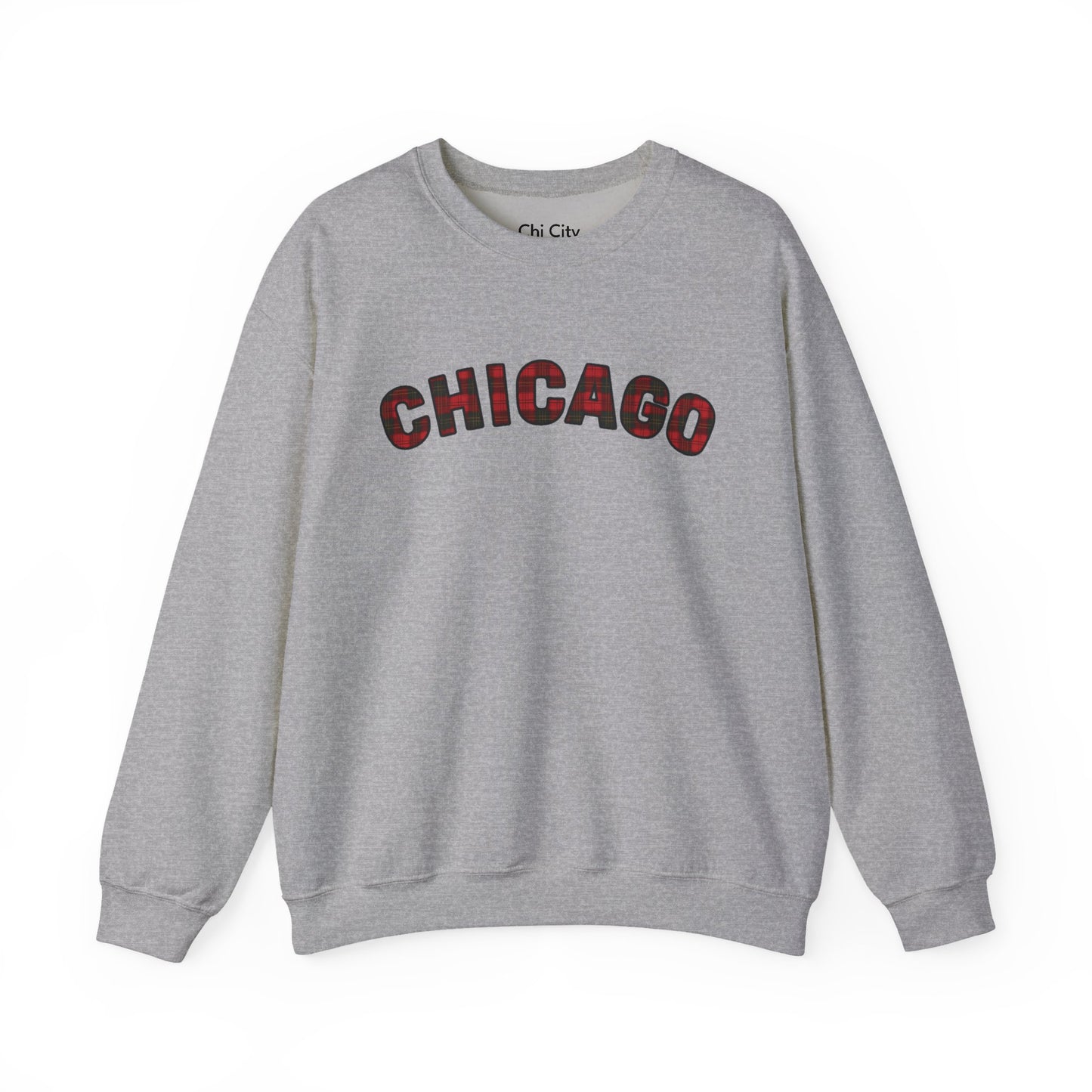 Plaid Chicago Sweatshirt - Unisex