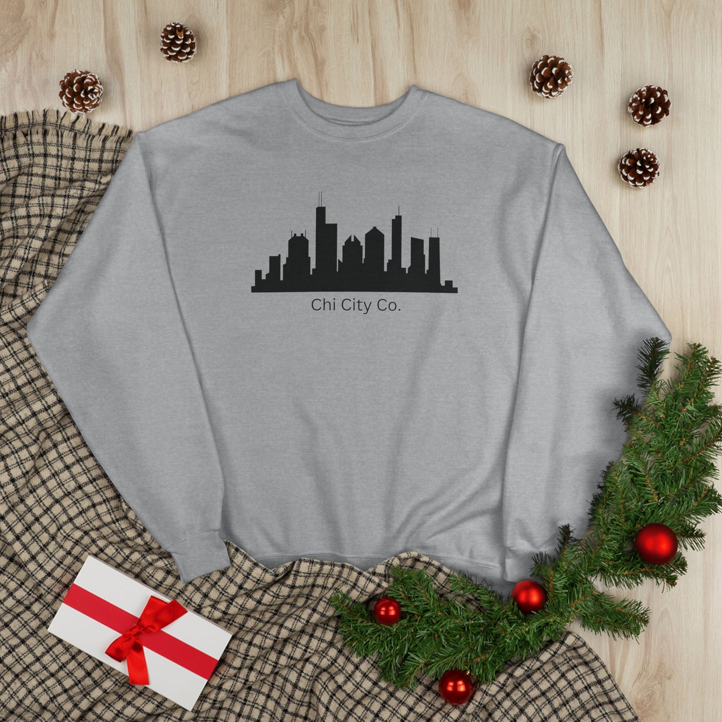 Chicago Skyline Crewneck Sweatshirt - Unisex