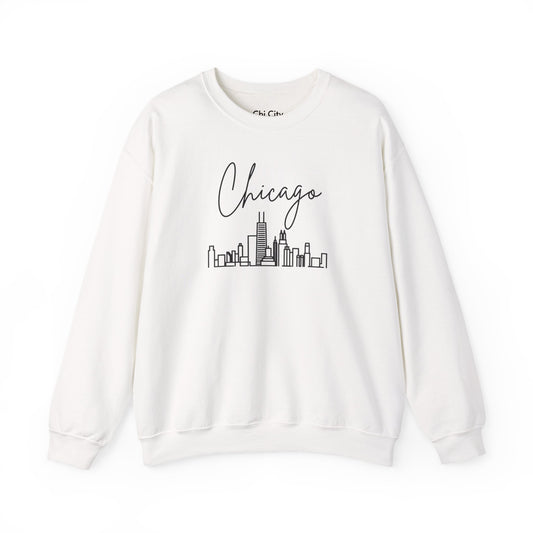 Chicago Skyline Sweatshirt - Women's