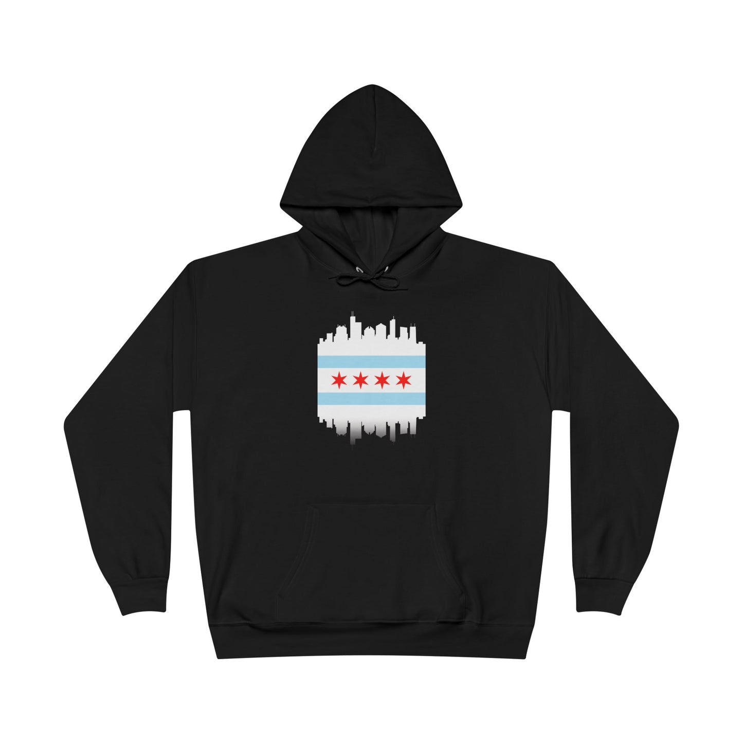Chicago Flag Skyline Hoodie - Unisex