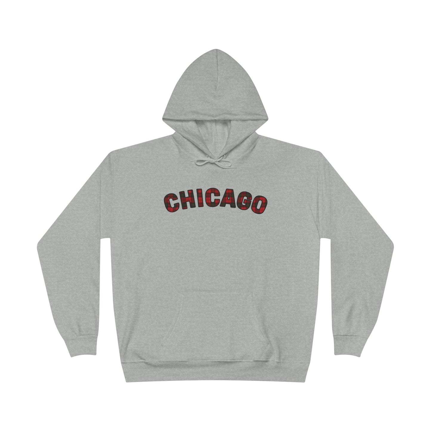 Plaid Chicago Hoodie - Unisex